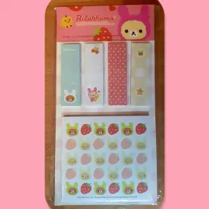 Sanrio Rilakkuma Sticky Notes, mått på denna är: 16 × 8 cm. ✨️Titta igenom alla mina upplagda och köp fler saker i bundle för att spara på frakten och få allt du köpt i ett och samma paket✨️