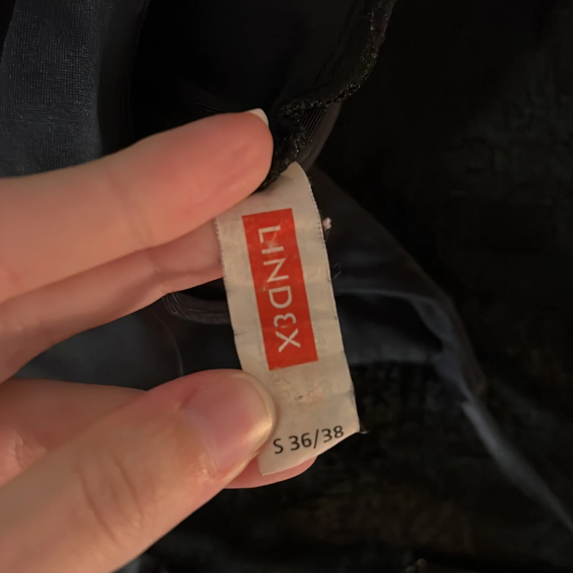 Svart linne från Lindex stl S - 93