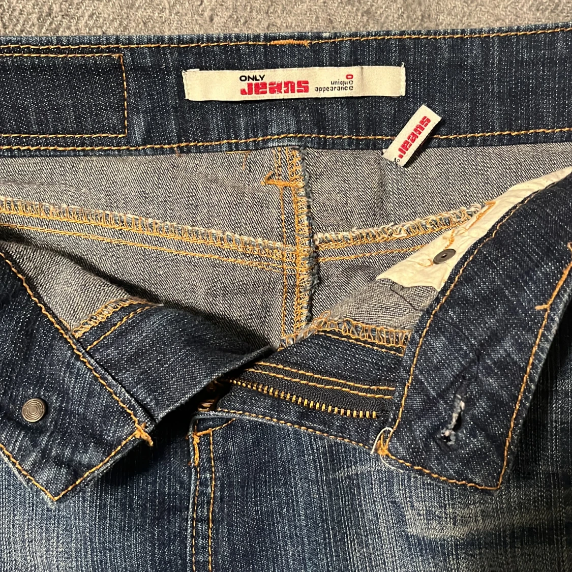 Vintage jeans kjol från Only jeans (strl36) - 2