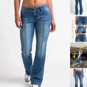 MADLADY Lågmidjade Bootcut Jeans  - Säljer oanvända helt nya MADLADY bootcut Claire classic Blue. Nypris 699 kr