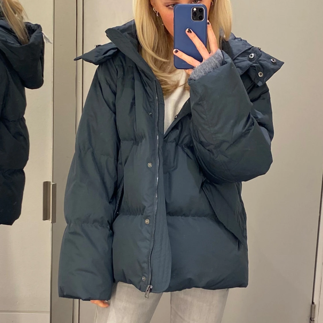 Pufferjacka med huva - 1