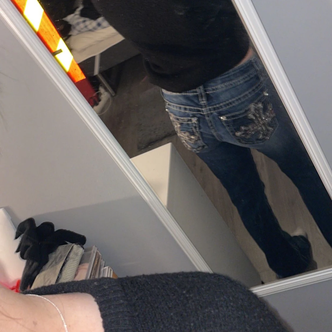 Blå jeans från Miss Me - 90