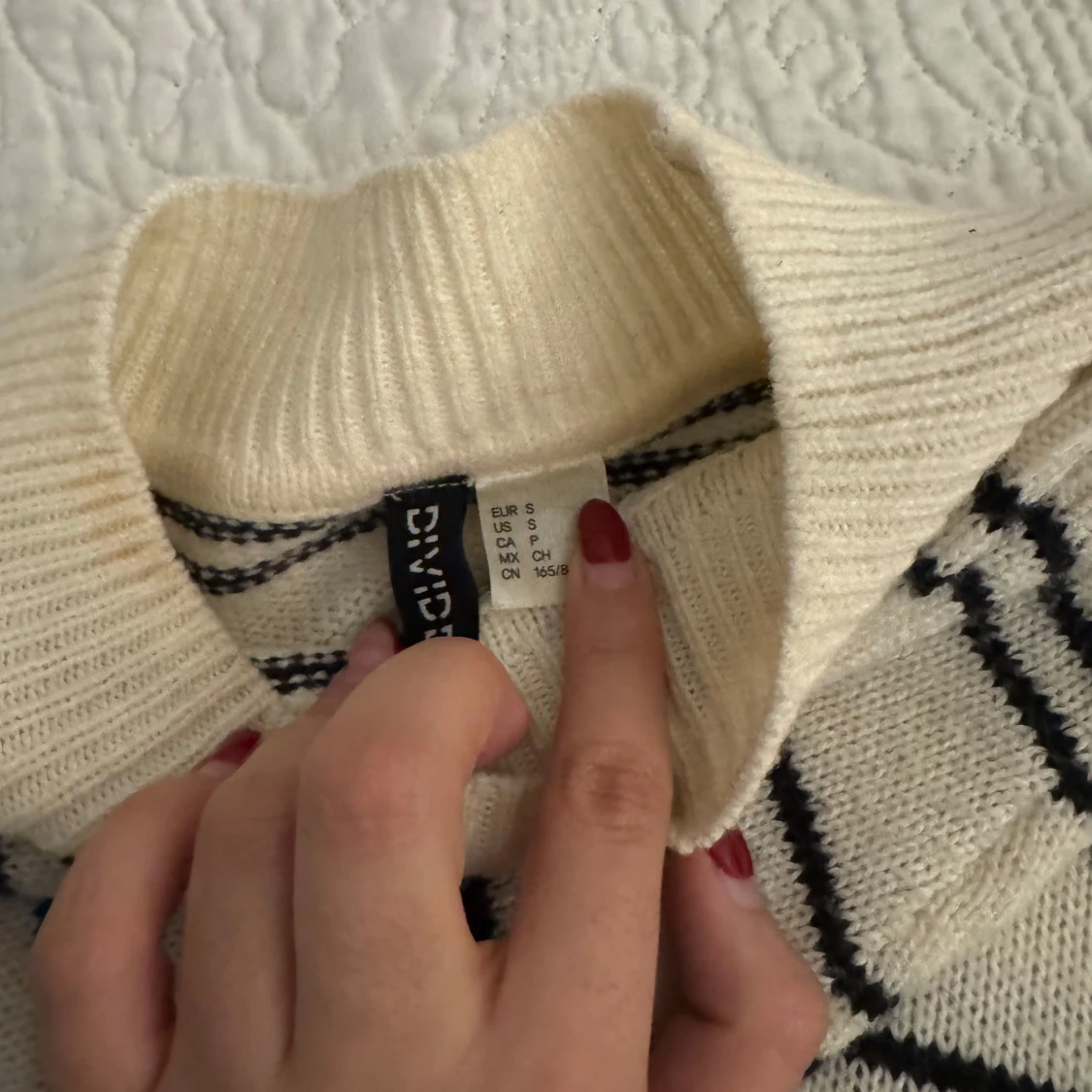 Randig stickad tröja från H&M - 91