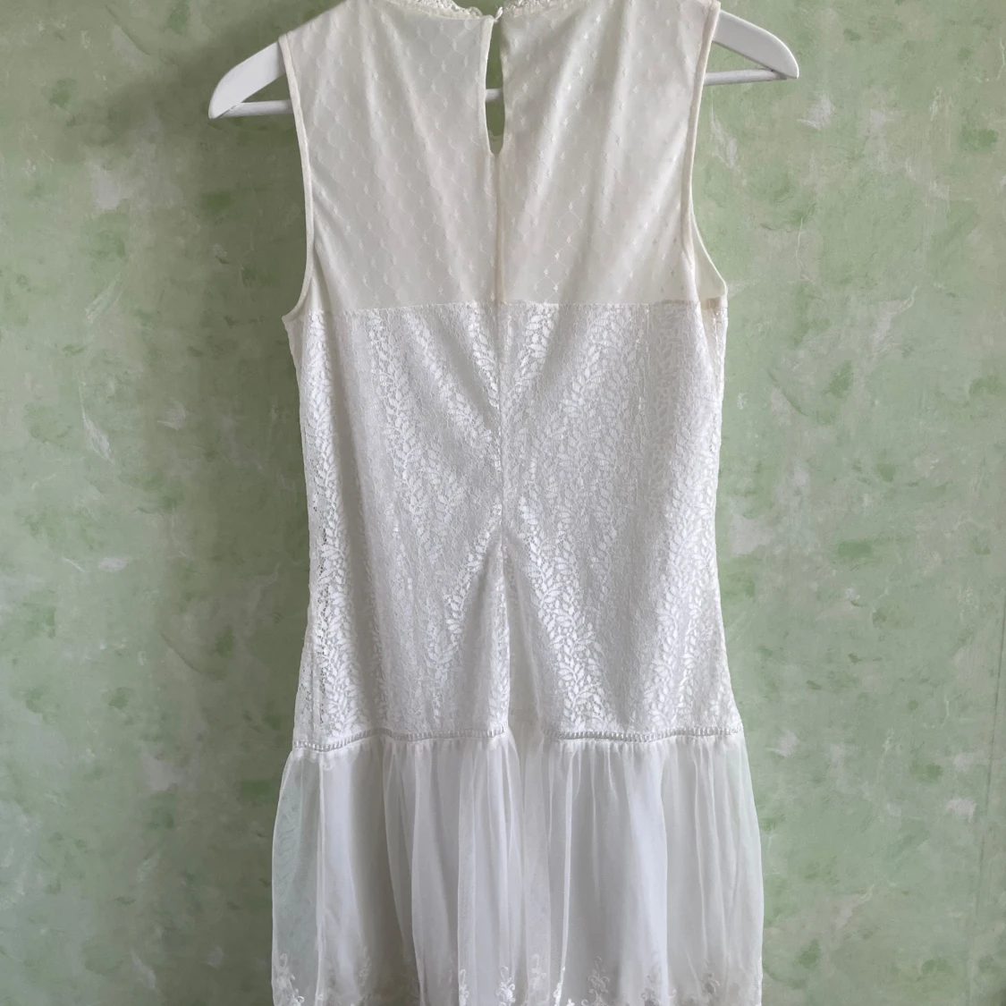 Promod | Miniklänning/sommarklänning/studentklänning | Spets | Vit | Stl. S - 92