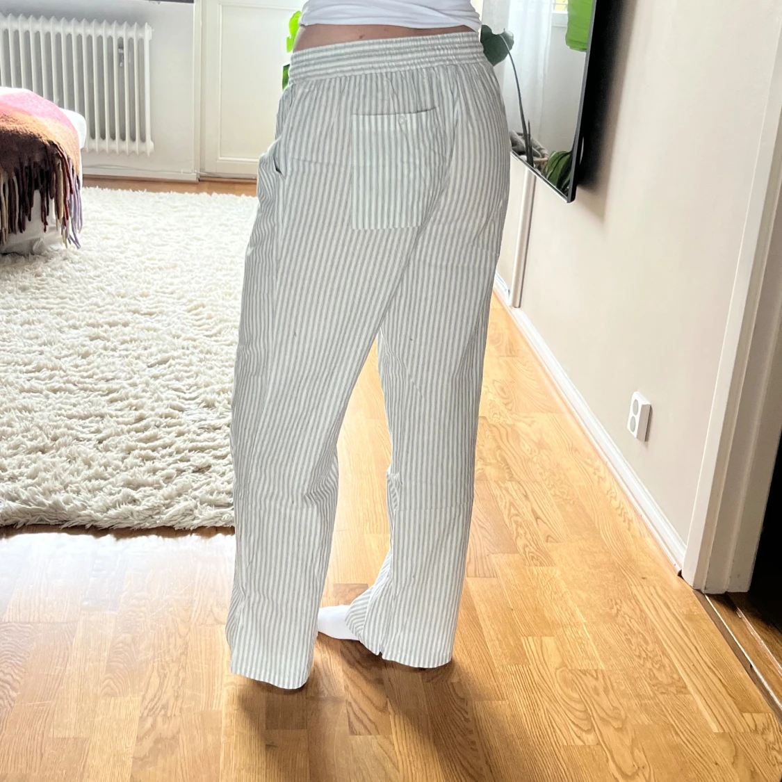 Randiga pyjamasbyxor  - 90