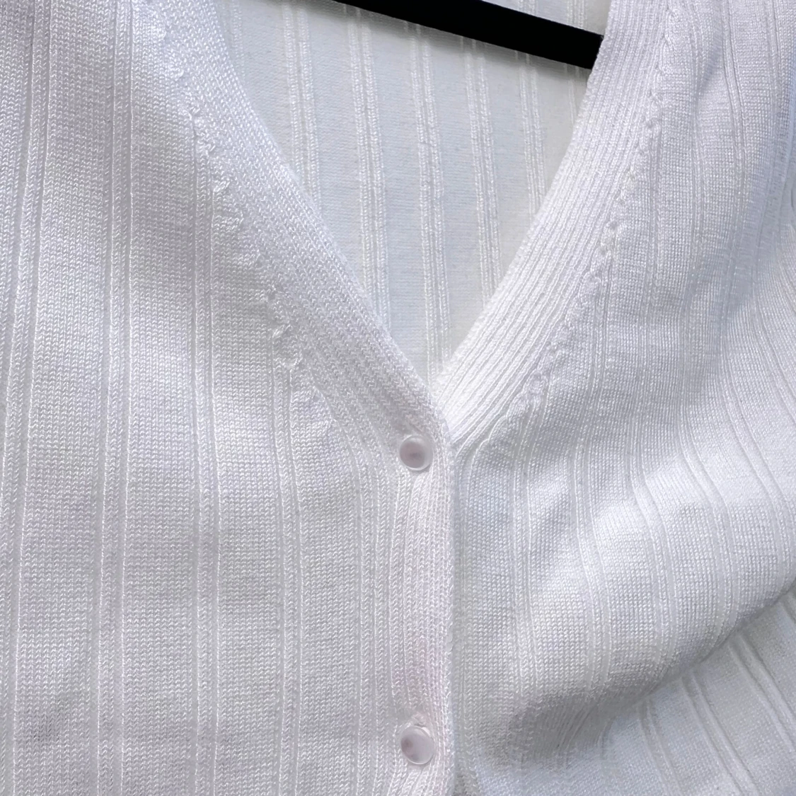 Croppad stickad tröja - 90