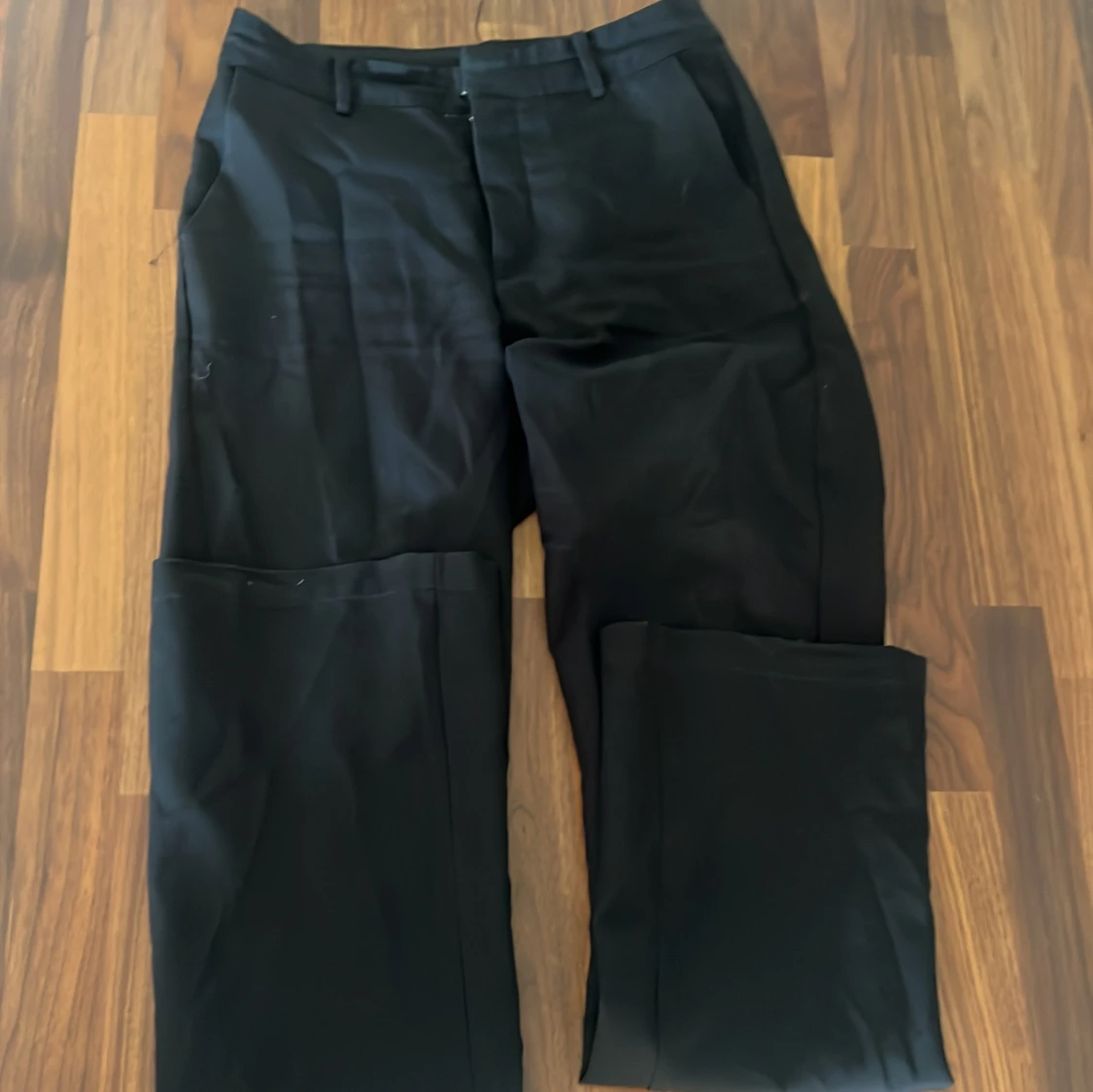 lågmidjade kostymbyxor  - 90