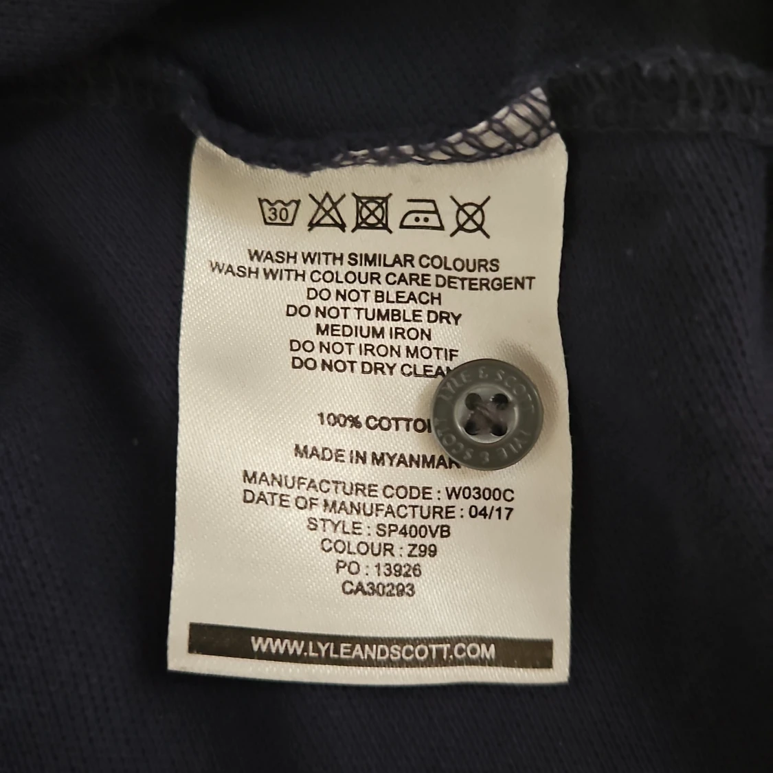 Pikè från Lyle & Scott - 93