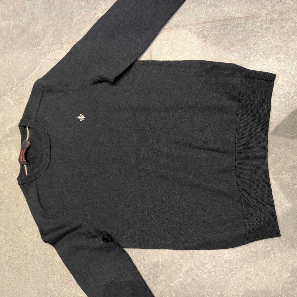 Svart merinoulltröja från Morris - 90