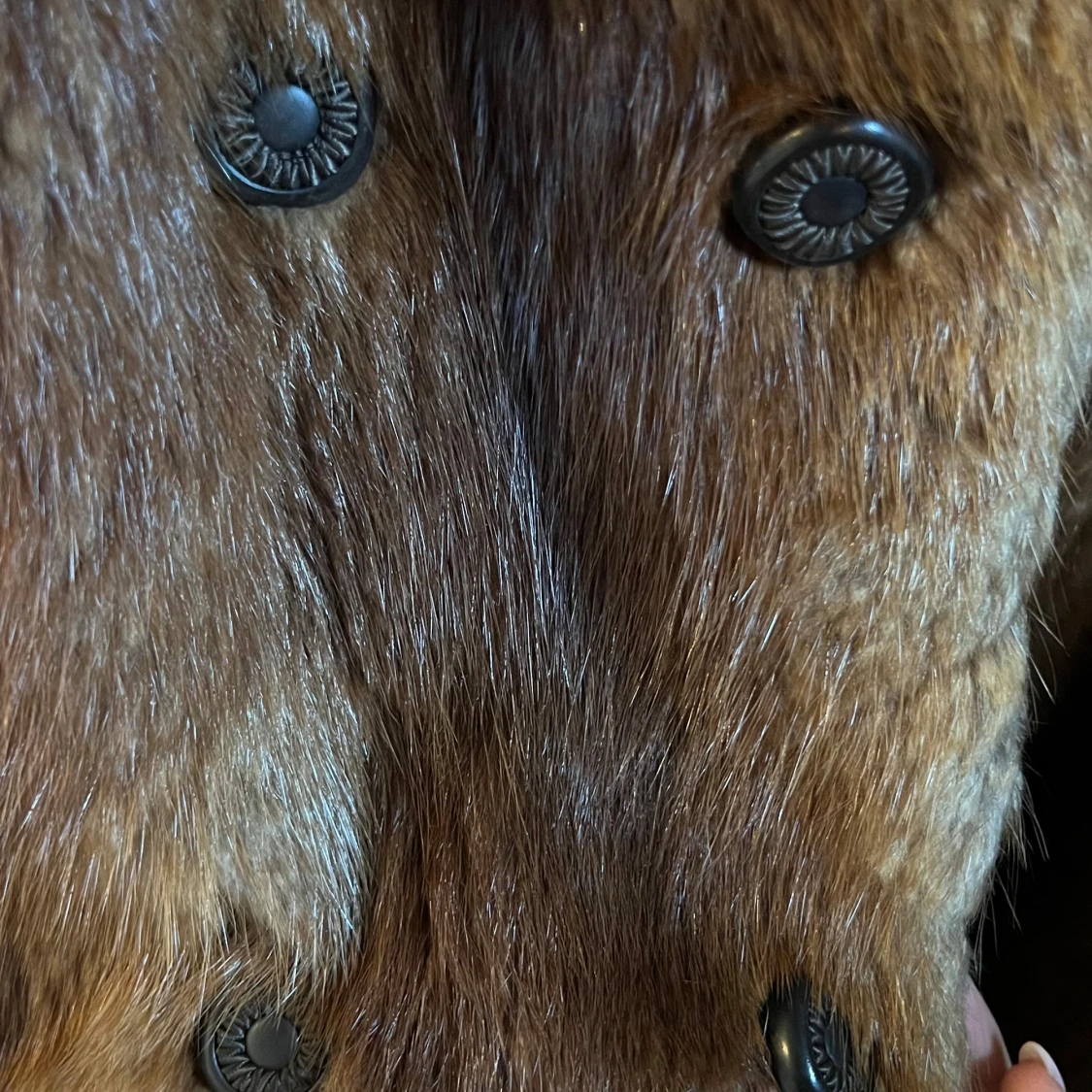 Vintage Brun pälsjacka från Lindell - 91