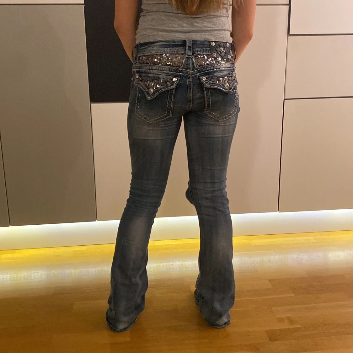 miss me flare low rise jeans - 91