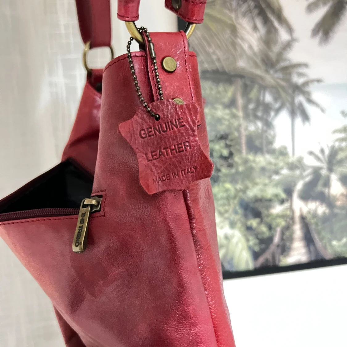 Röd Handväska  - 90