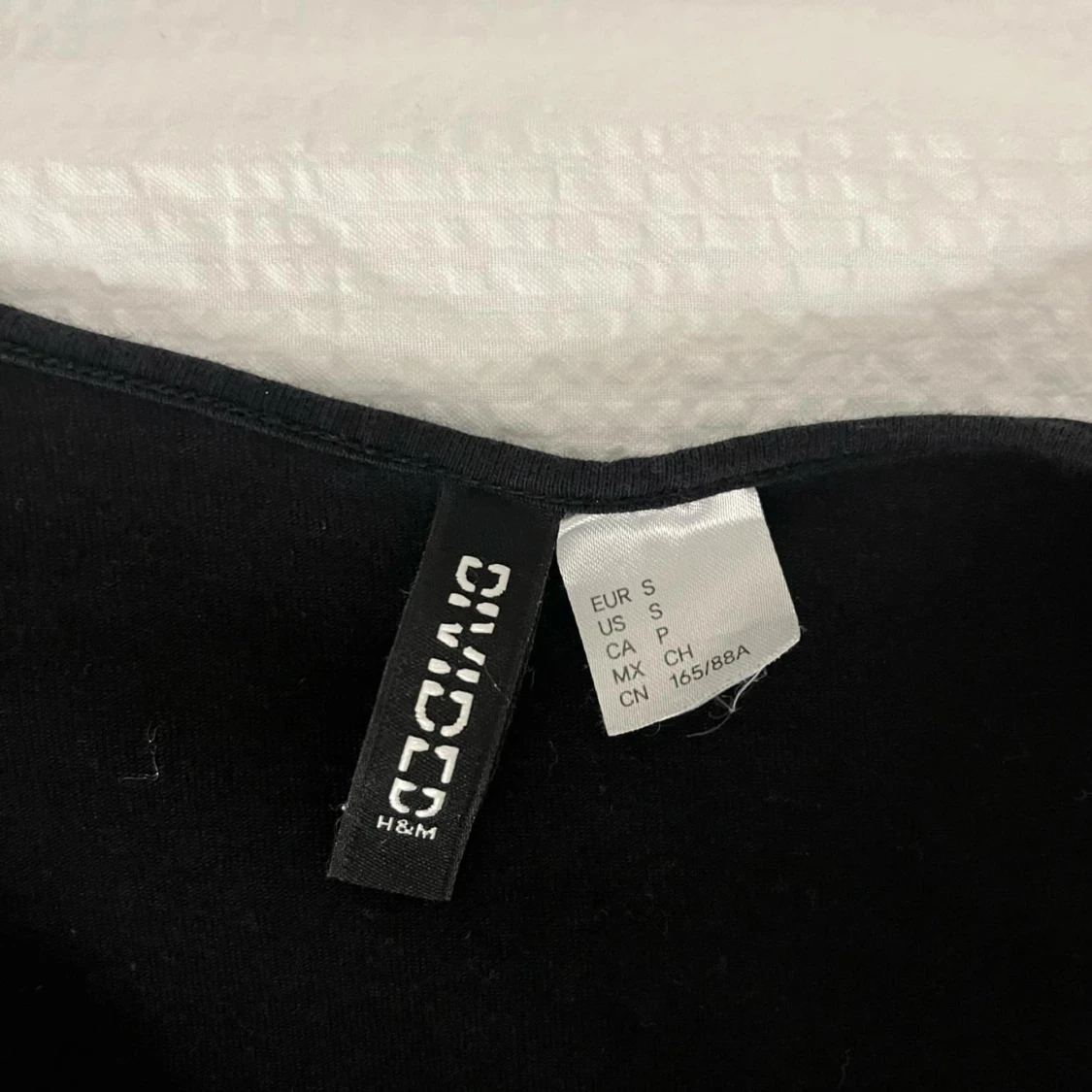 Svart långärmad topp från H&M - 90