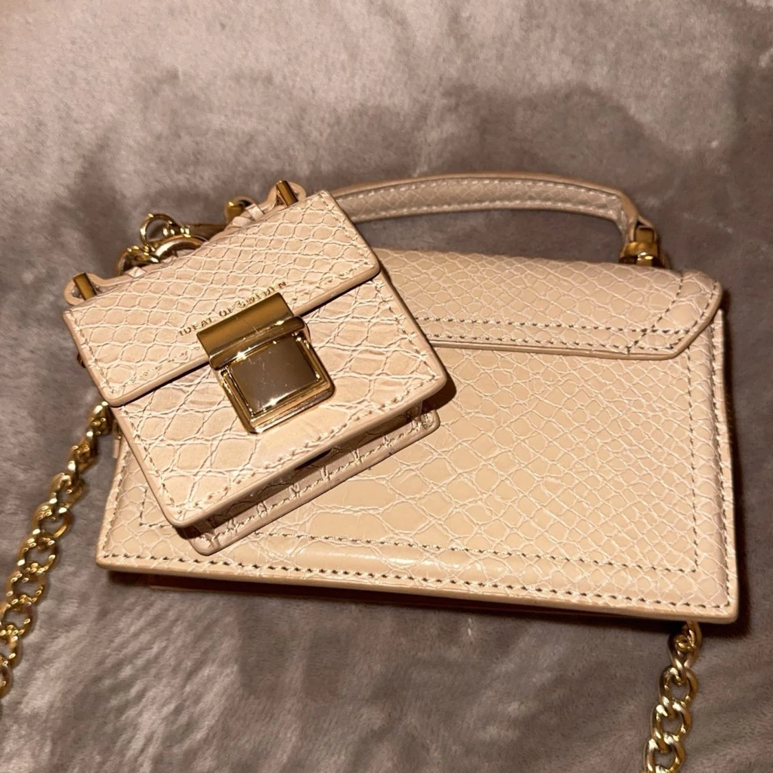 Beige handväska från Ideal of Sweden - 91