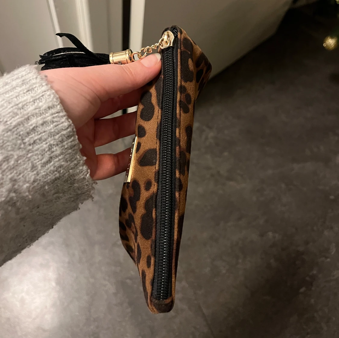 Leopardmönstrad necessär  - 91