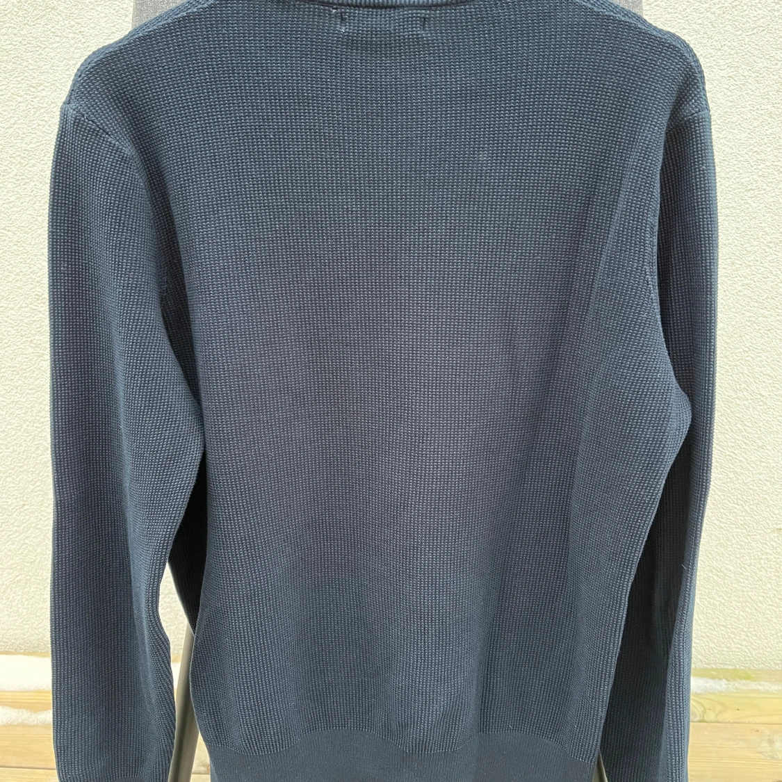 Marin blå stickad tröja Zara - 90