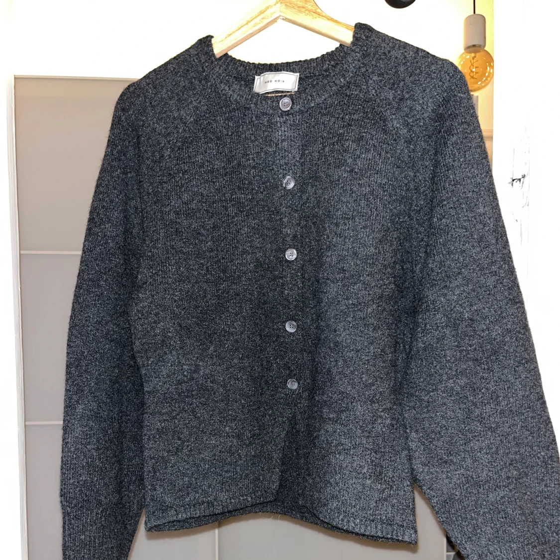 Mörkgrå kofta NeoNoir - 90