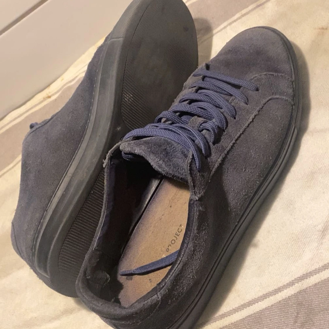 Blå mockasneakers från Garment Project - 91