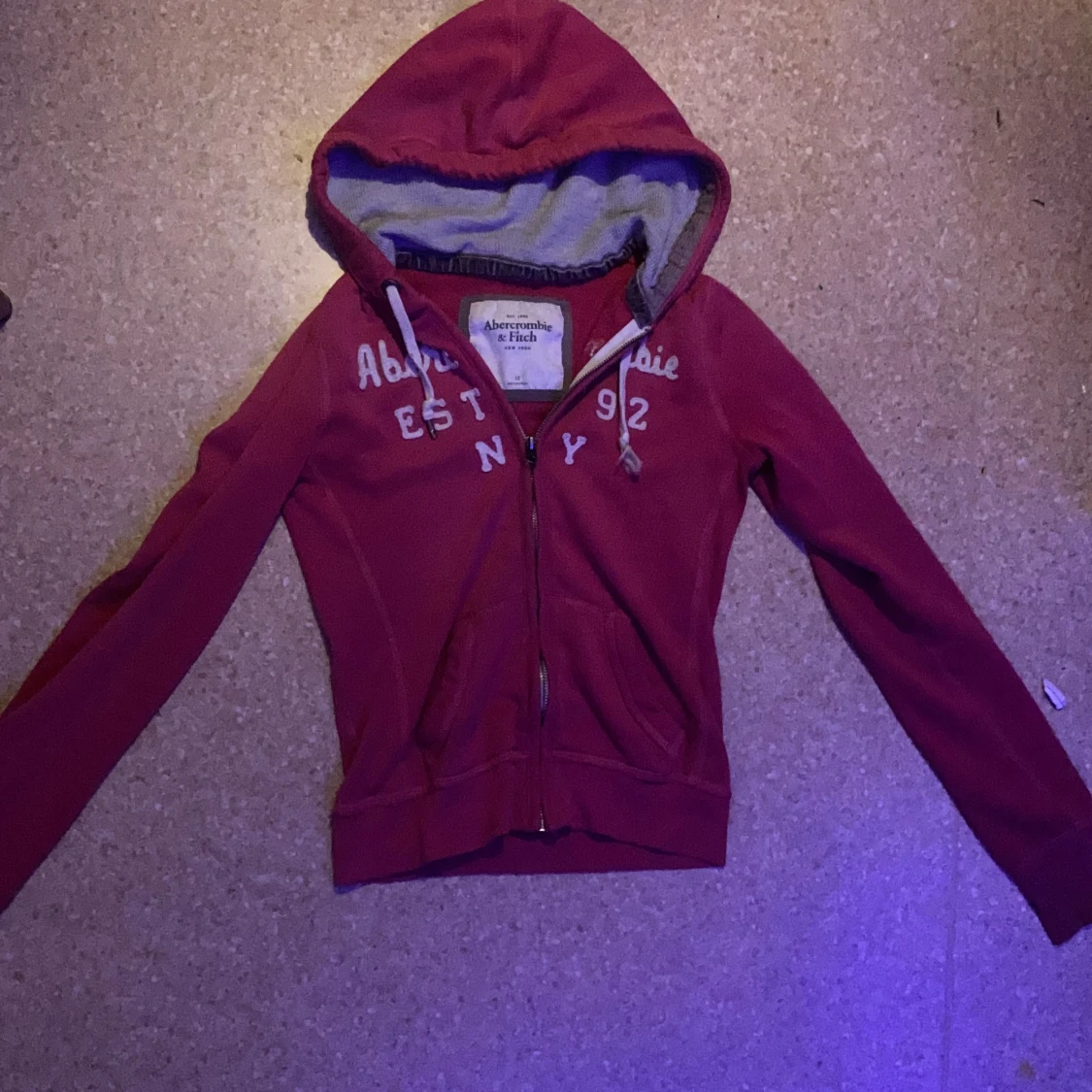 Rosa huvtröja från Abercrombie & Fitch🩷 - 90