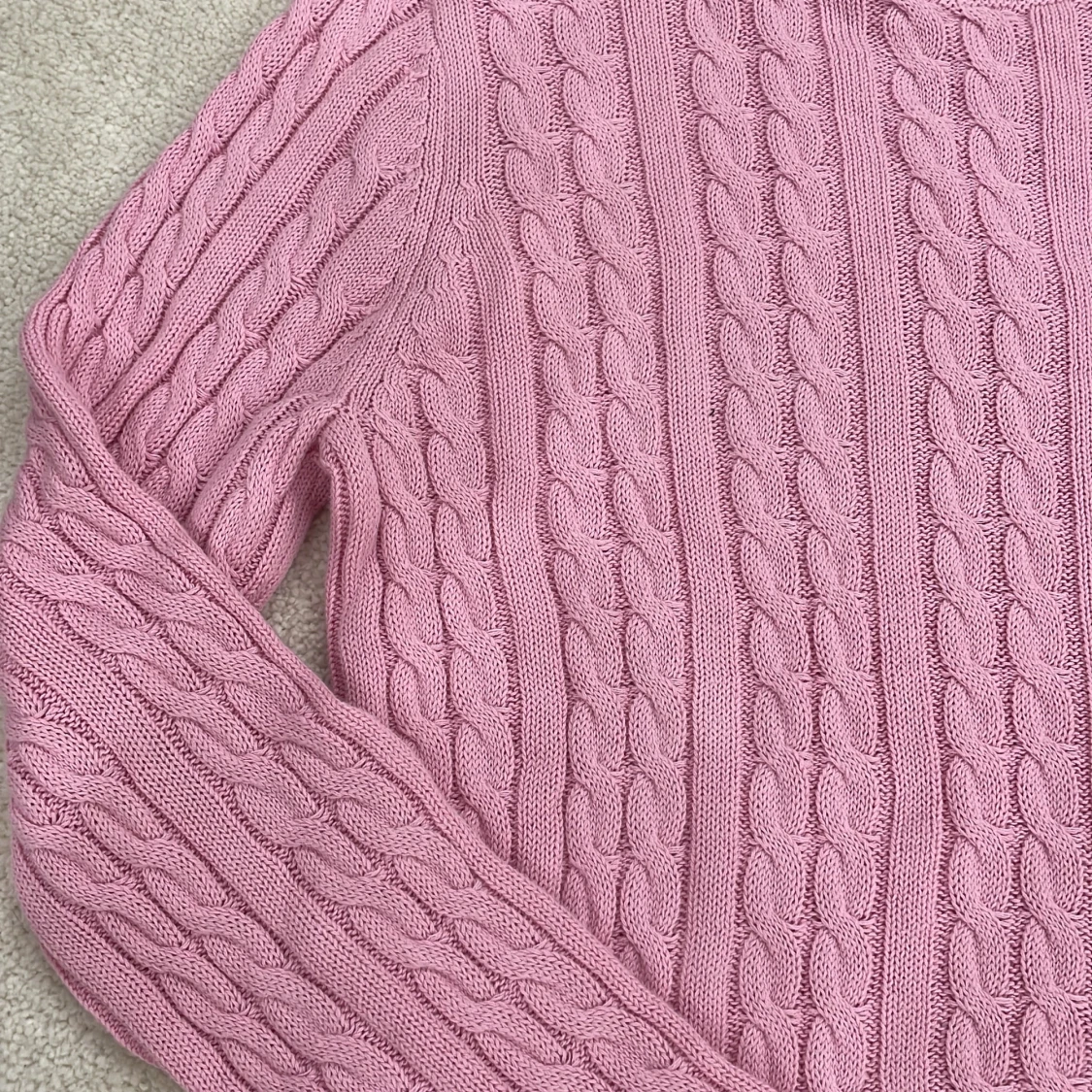 Rosa stickad tröja från CRW - 90