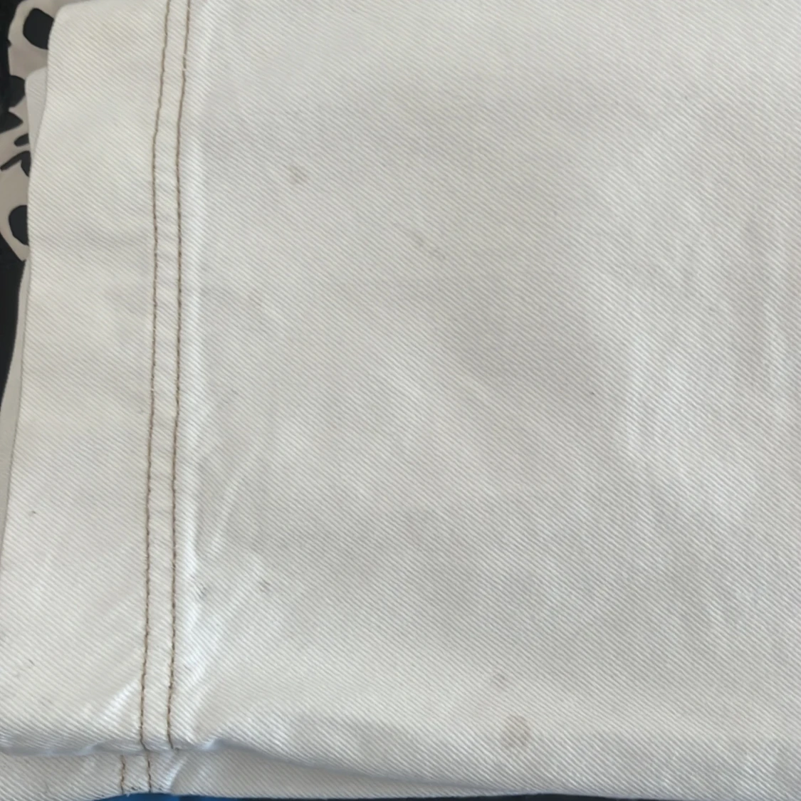 Vita högmidjade byxor - 2