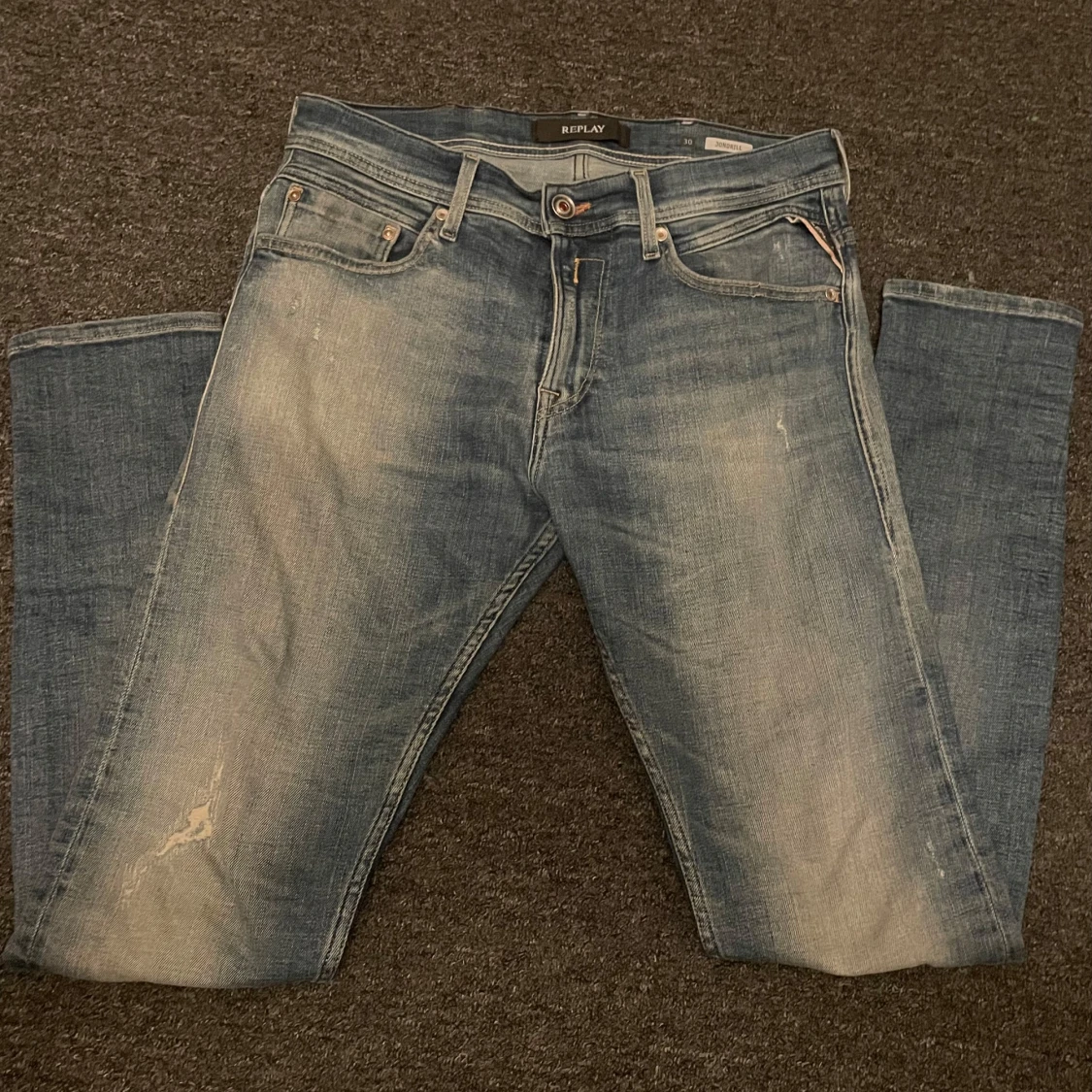 Blå jeans från Replay - 90