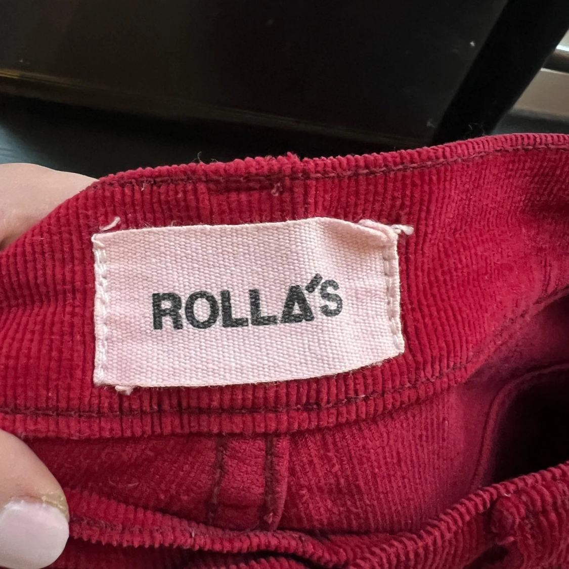 Röda manchesterbyxor från Rolla's - 91
