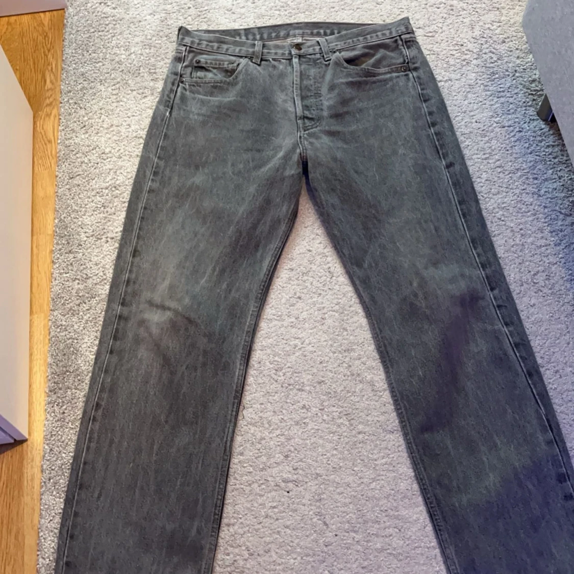 Grå Levis 501 jeans