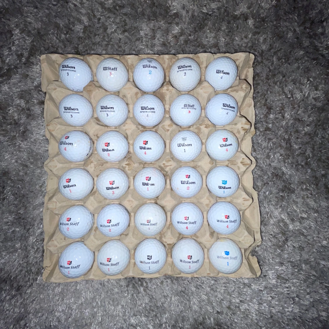 Golfbollar från Srixon 30st  och Wilson Staff 30st - 90