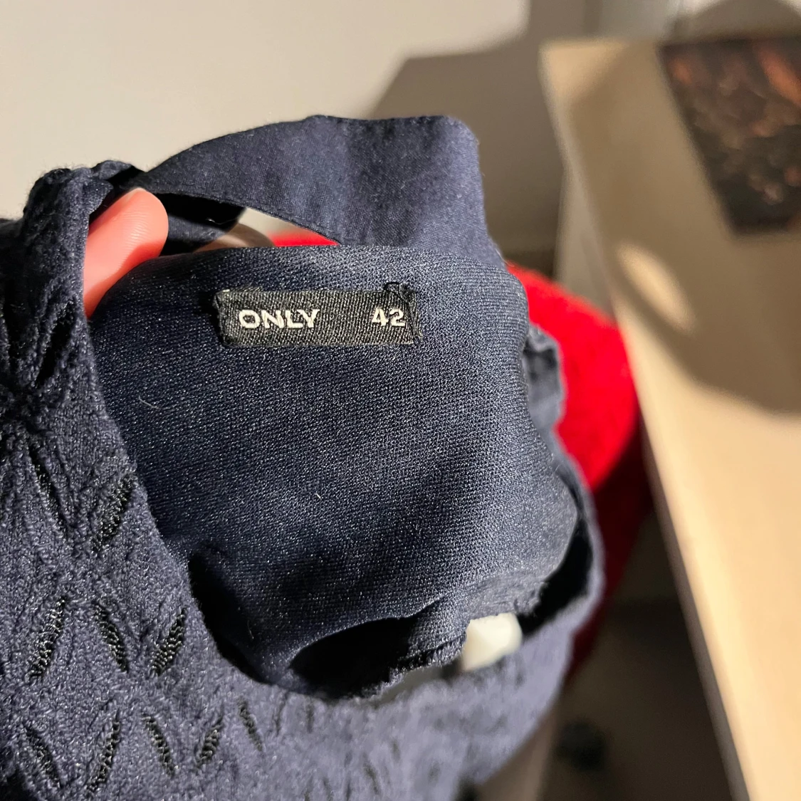 Mörkblå klänning från ONLY - 91