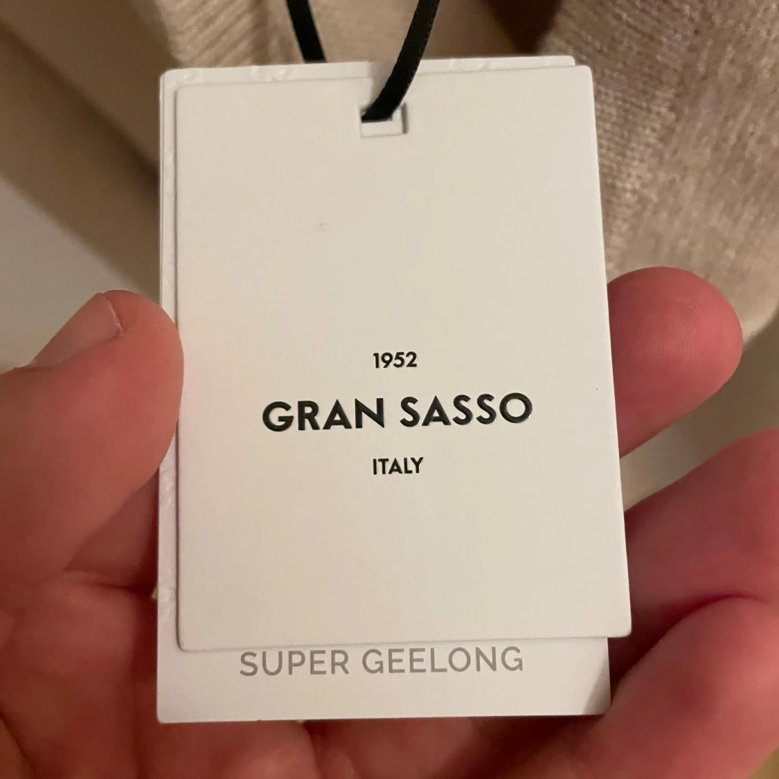 Beige hoodie från Gran Sasso storlek L - 92