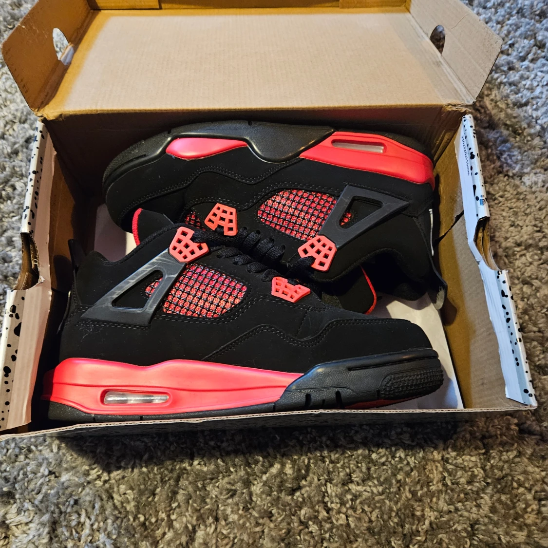 Jordan 4 red thunder stl 41 