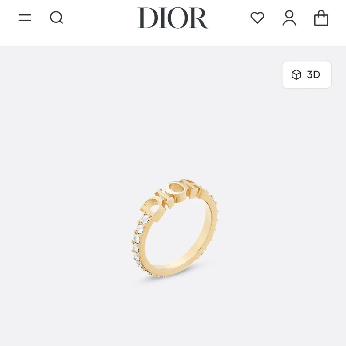 Dior ring 