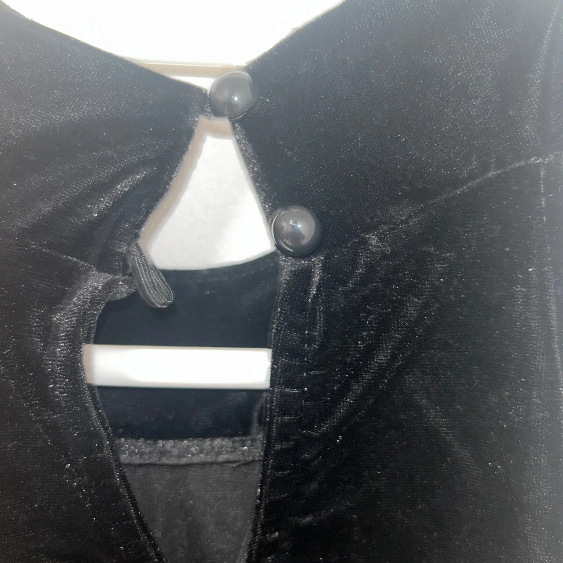 Svart sammet klänning - 92