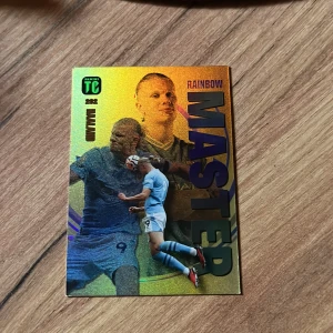 Fotbollskort paket haaland top class - Två fotbollskort haaland en rainbow master och en vanlig. Ni kan köpa bara ett av korten vid förfrågan. De är i nytt skick och är knappt använda. Skriv om ni vill köpa för ett lägre pris.