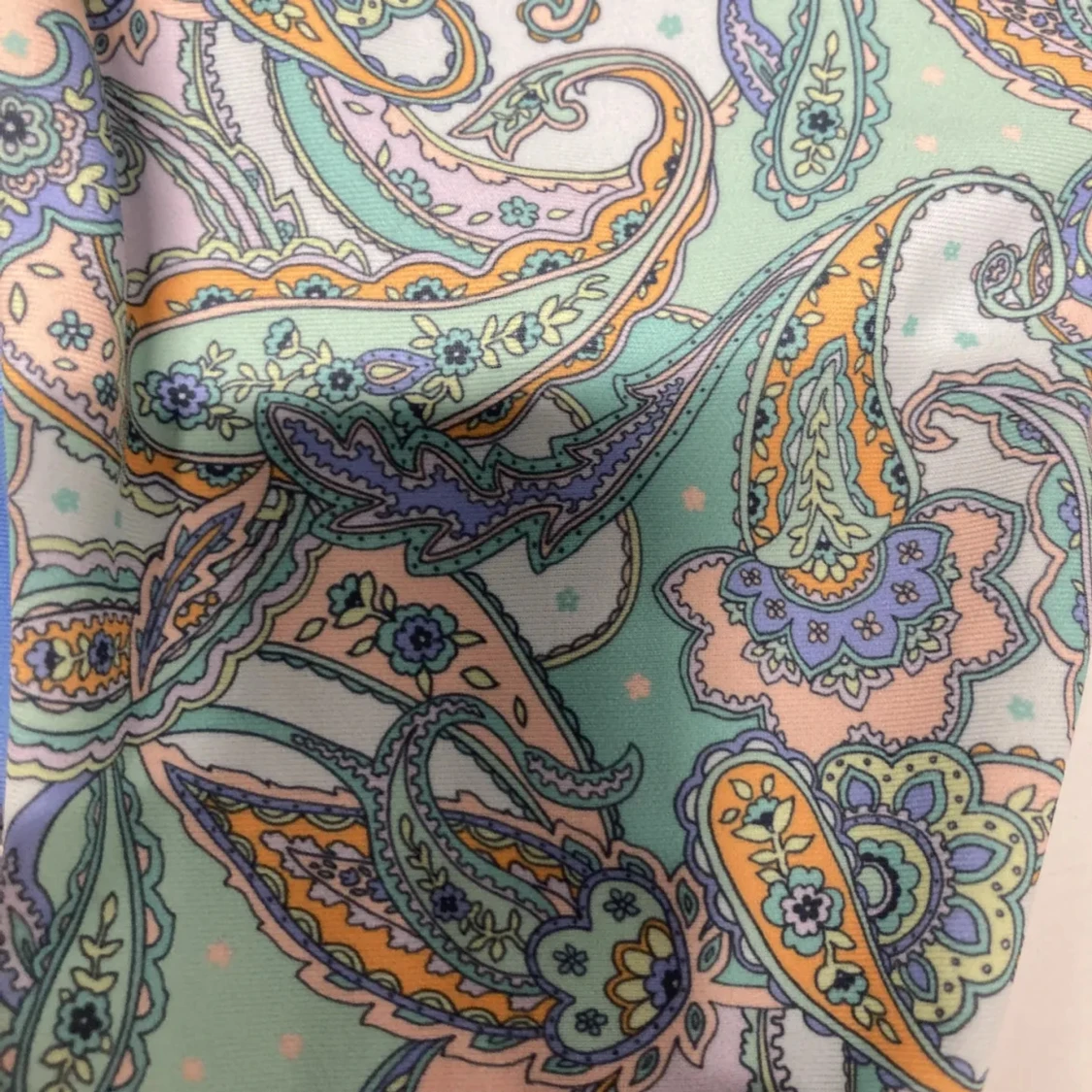 Mönstrad bikini med knytband - 2