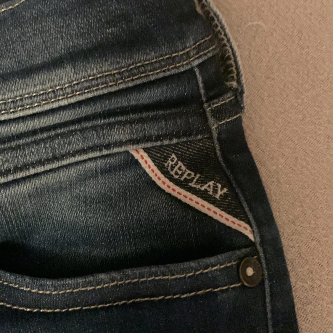 Blå Replay Hyperflex jeans - 1