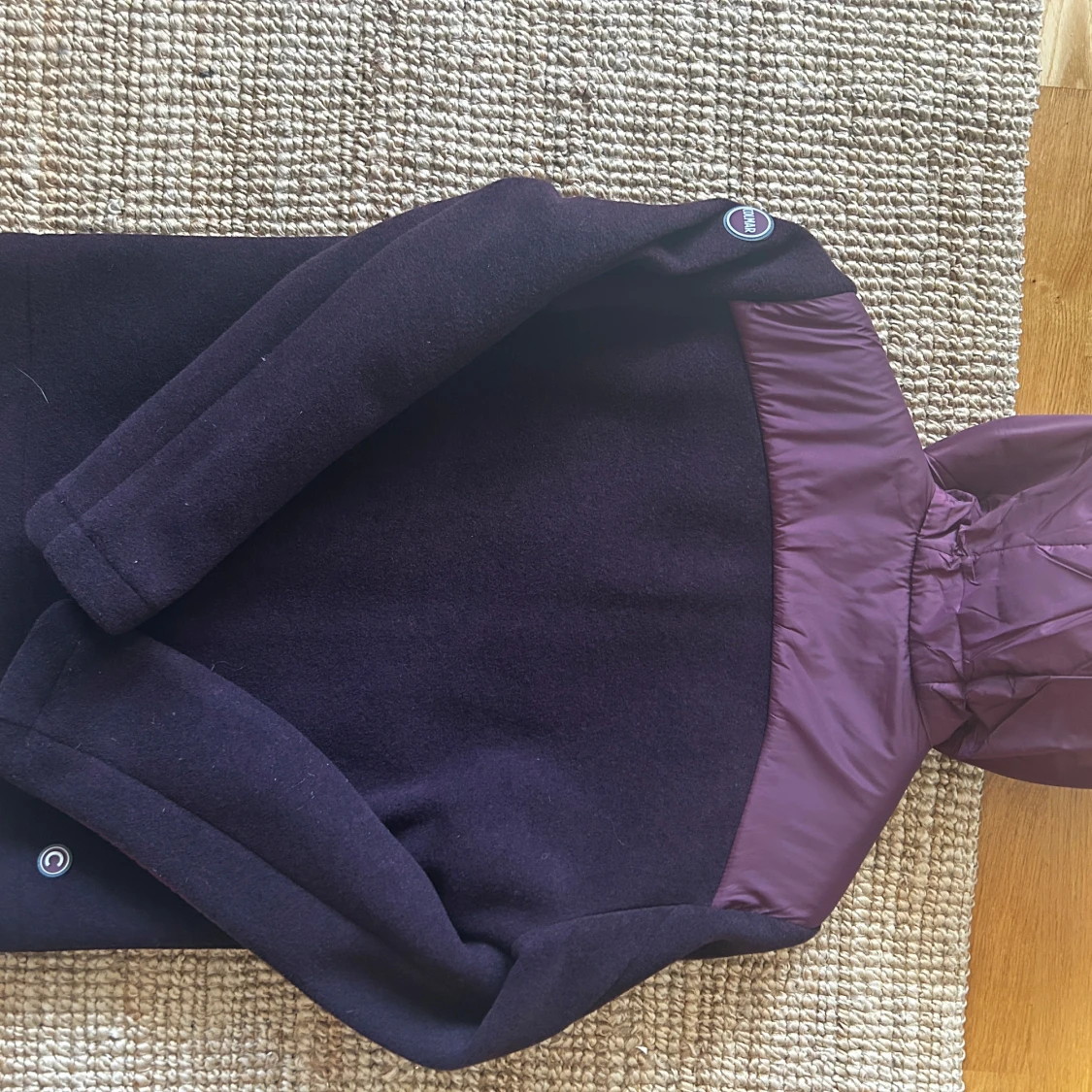 Vinröd cardigan  - 1