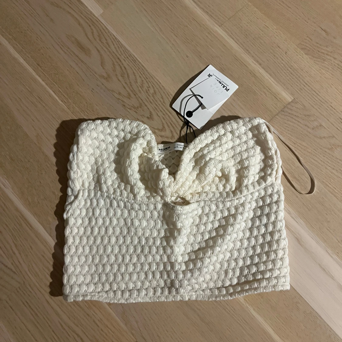 Vit tubtopp från Pull&Bear