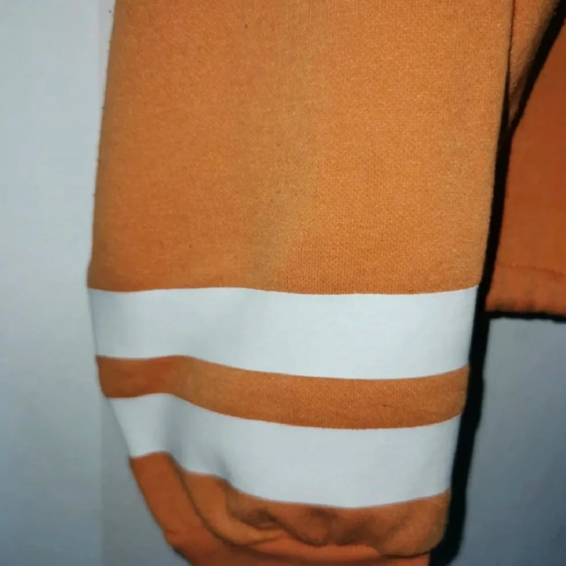 Orange croppad sweatshirt - 2