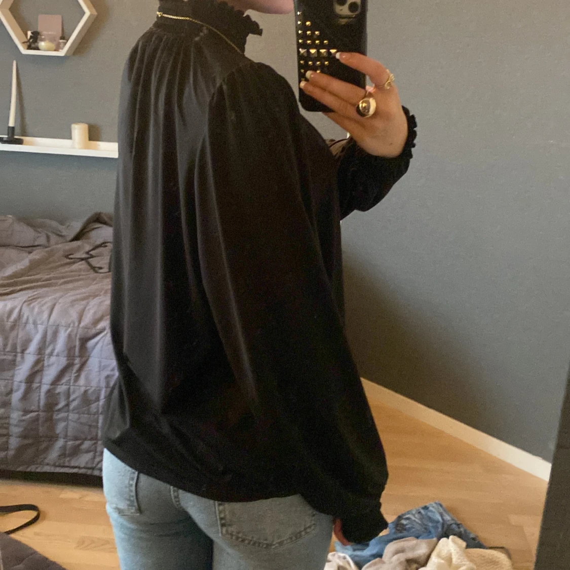 Svart blus från Lindex - 1