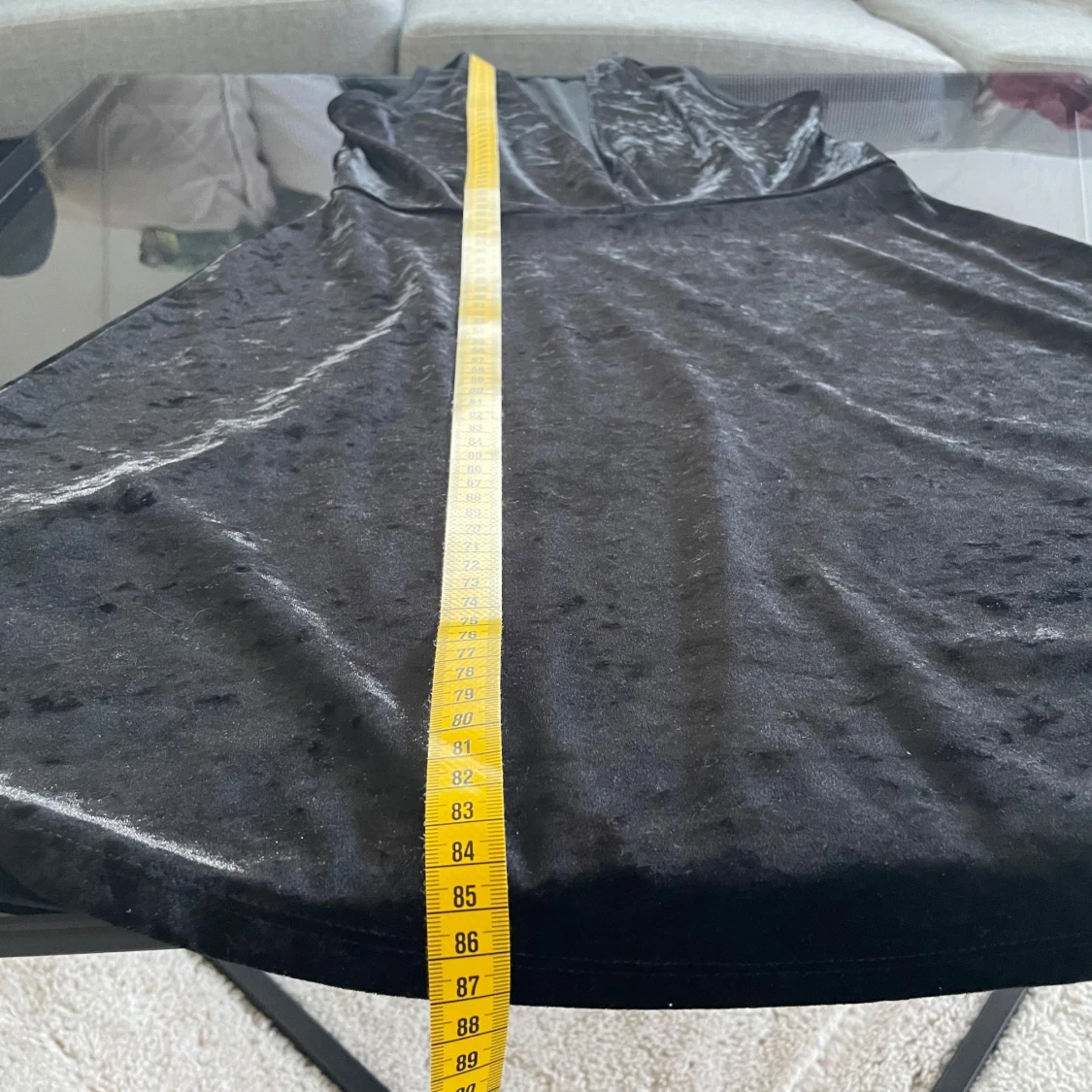 Svart sammet klänning - 3