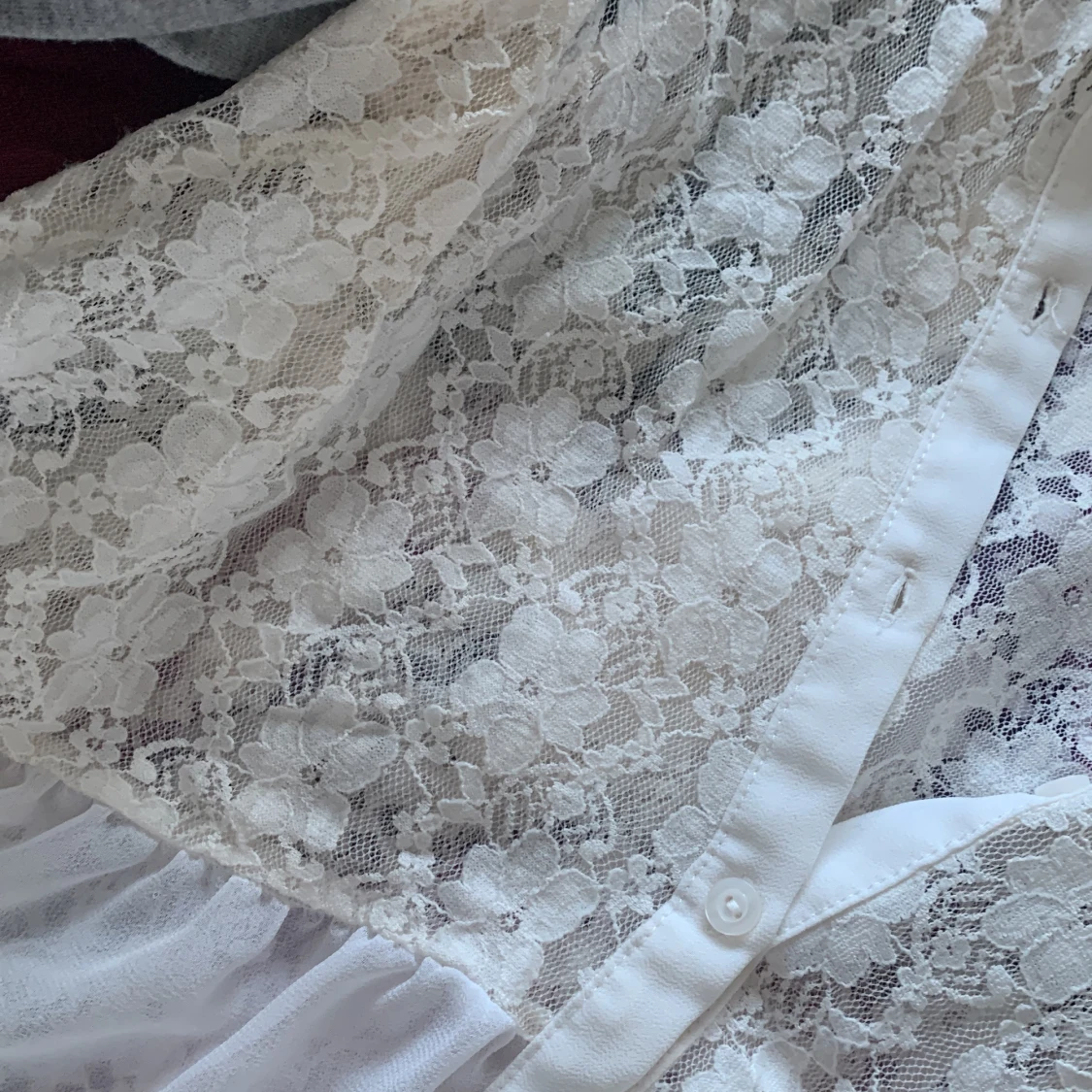 Vit spetsblus från H&M Divided - 3