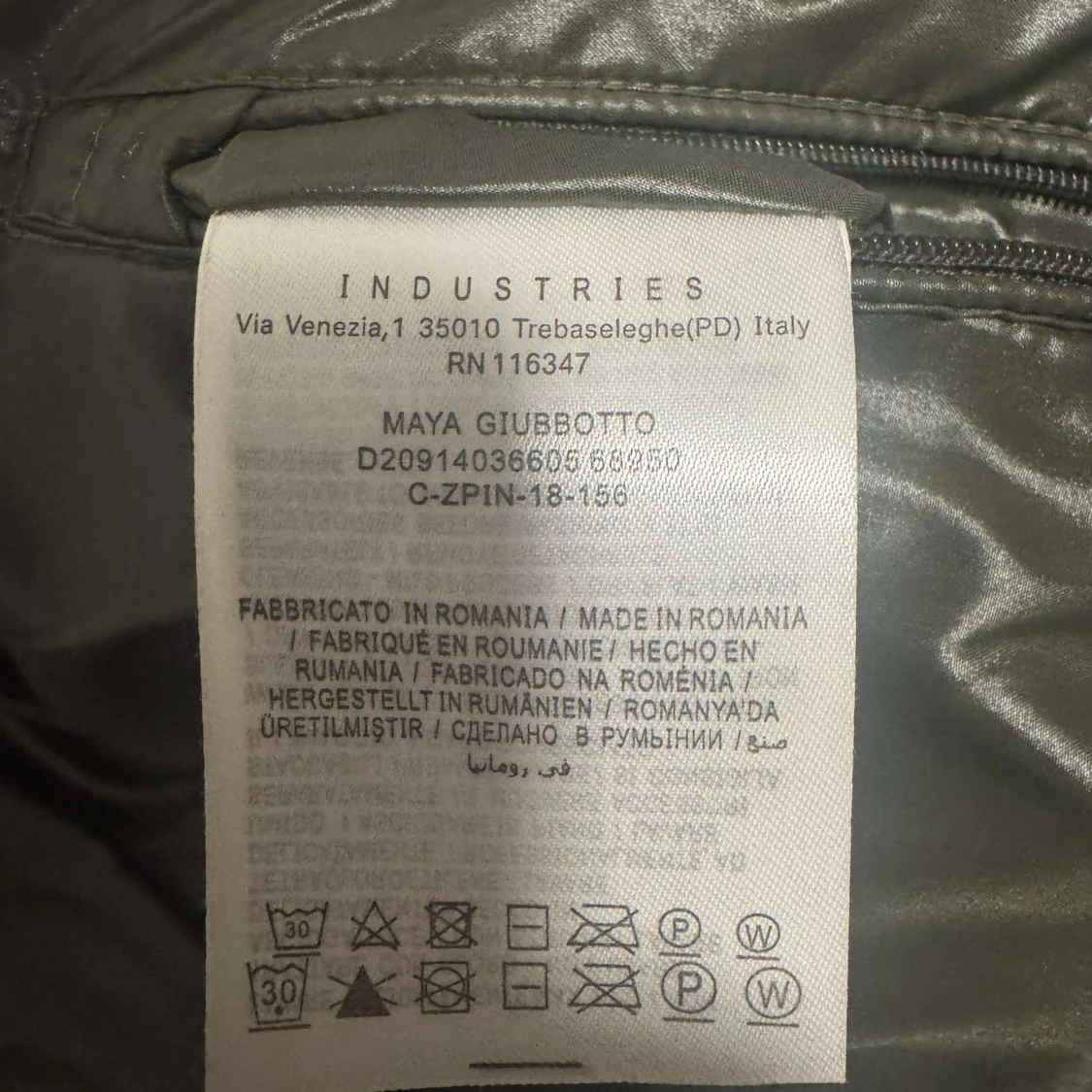 Grön dunjacka från Moncler - 2