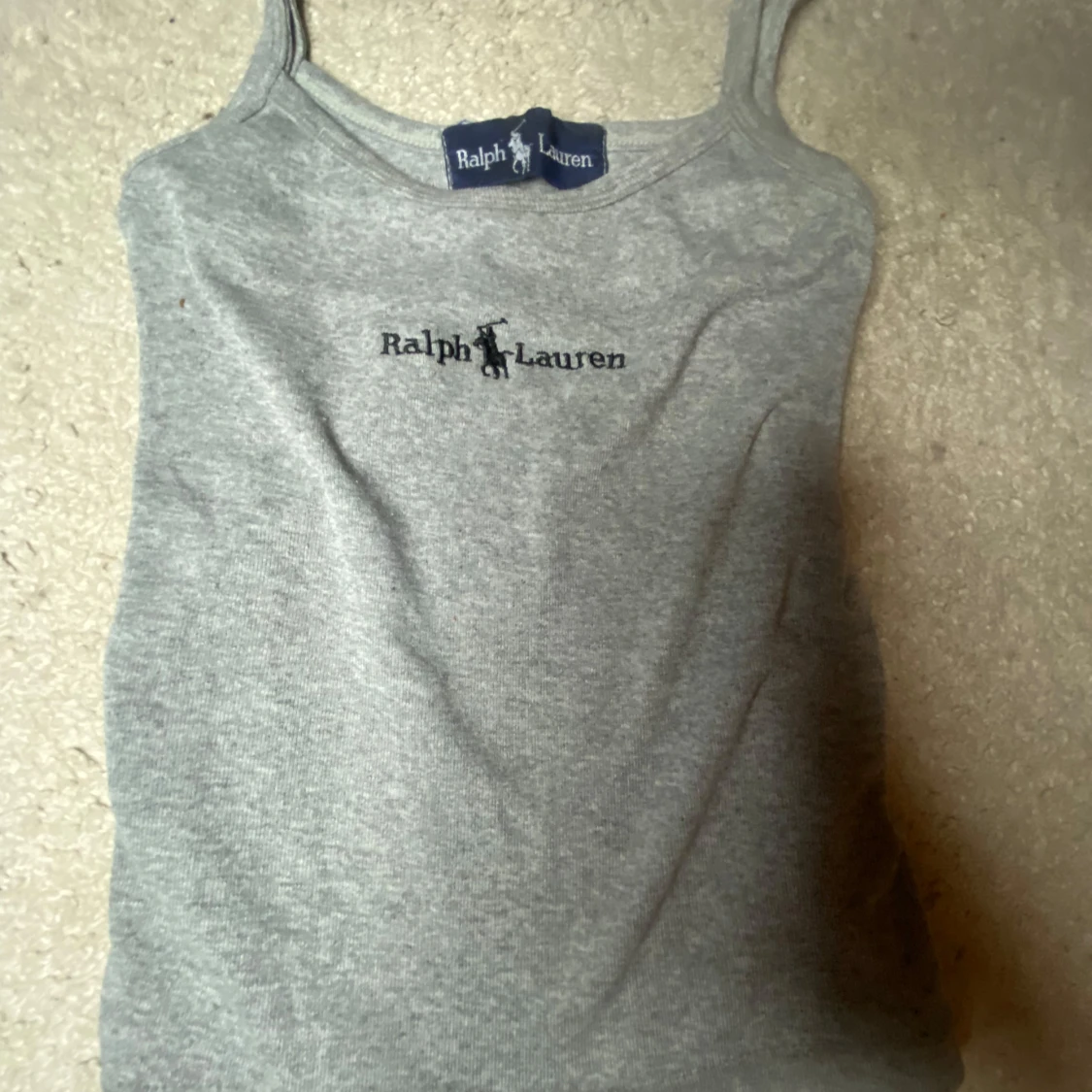 Grå linnetopp från Ralph Lauren