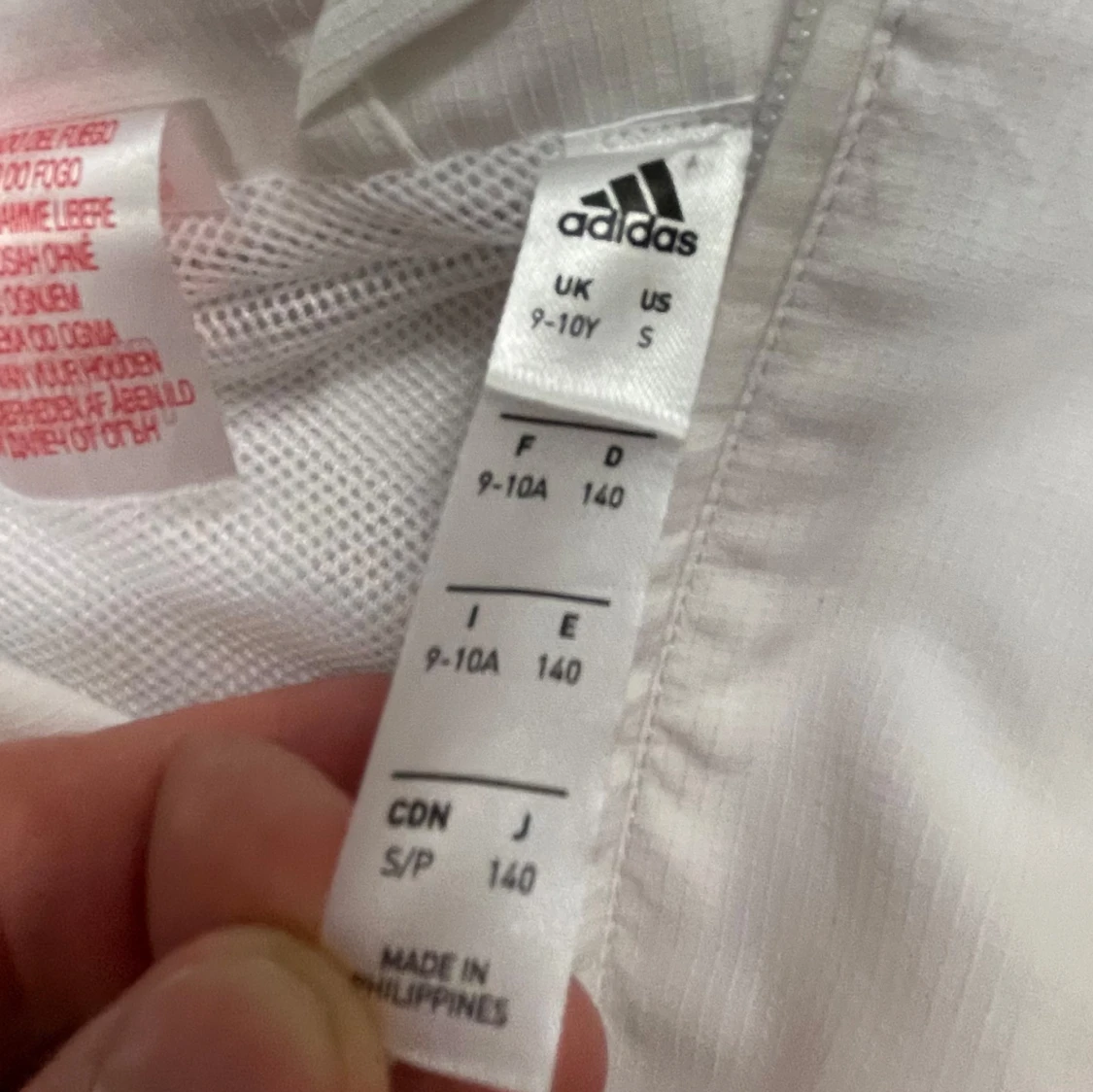 Vit Adidas jacka med Arsenal-logga - 3