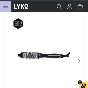 Varmluftsborste Björn Axén  - Som ny bara att den inte har använts