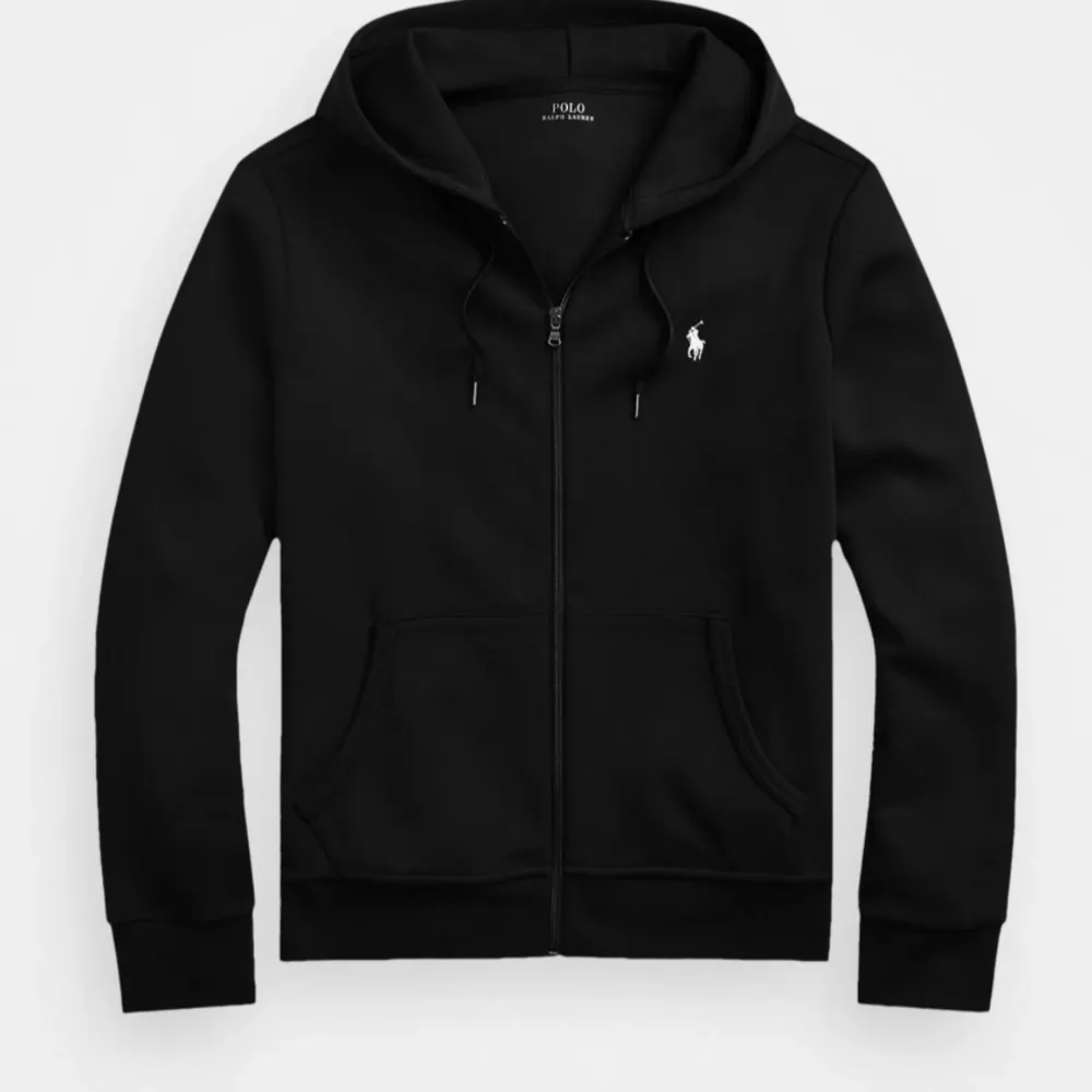 Ralph lauren zip up i svart , vit, navy. Hoodies.