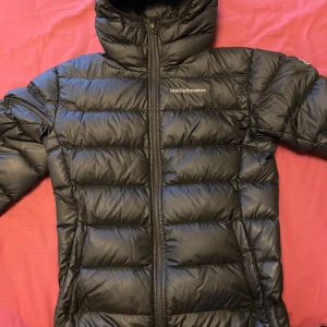 Varm PeakPerformance dunjacka - Säljer min peak performance vinterjacka eftersom jag inte använder den. Är 8/10 skick med inga skador och väldigt varm.
