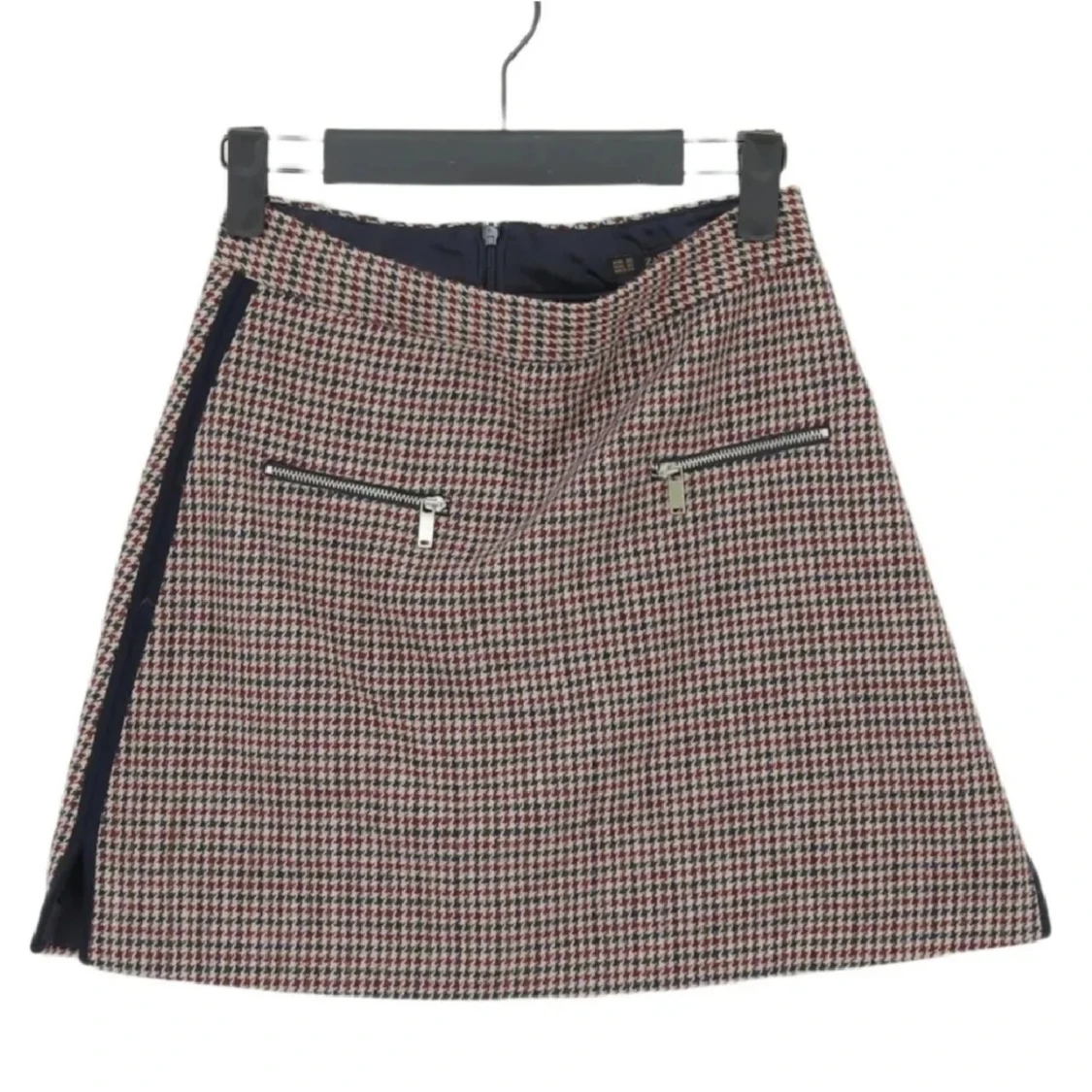 Brun rutig kjol - 90